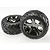 Traxxas 2.8" Anaconda Tyres on Black Chrome All-Star Rims - Glued Wheels 2Pcs 3773A