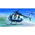 Box art illustration of a California Highway Patrol Hughes 500D helicopter flying over a city landscape.