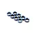 Traxxas 4x6x2.5mm Blue Aluminium Spacers 8Pcs 5133A