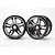 Traxxas 3.8" SS Split Spoke Satin Chrome Rims 2Pcs 5172A