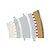 Scalextric 1/32 Track Radius 3 Outer Curve Borders & Barriers 22.5 Degree 4Pcs C8224