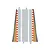 Scalextric 1/32 Track Lead In/Lead Out Borders & Barriers 350mm 2Pcs C8233