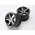 Traxxas 3.8" Gemini Chrome Rims 2Pcs 5372X