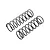 Maverick Black 16x65x1.4mm 9 Firm Coil Shock Springs 2Pcs 150236