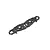 A black plastic front lower suspension arm for a Kyosho RC vehicle, shown from an angled top-down perspective against a white background.