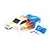 Losi Mini-T 2.0 Blue & White Painted Body Shell w/ Wing & Hardware LOS210014