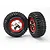 Traxxas 2.2/3.0" BFGoodrich Mud Terrain T/A KM2 Tyres on Chrome/Red Rims - Glued Wheels 2Pcs 5867
