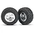 Traxxas 2.2/3.0" Off Road Tyres on Satin Chrome Rims - Glued Wheels 2Pcs 5873