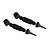 Two ARRMA steel slider drive shafts for RC vehicles, shown against a plain white background.