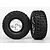 Traxxas 2.2/3.0" Kumho Tyres on Satin Chrome/Black Rims - Glued Wheels 2Pcs 5880