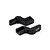 Yeah Racing Black Aluminium SCX24 Jeep Front Bumper Mounts 2Pcs AXSC-072