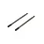Two ARRMA 6x95mm metal shock shafts for RC vehicles, shown side-by-side against a plain white background.