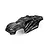 Traxxas E-Revo VXL 2.0 Black Painted Body Shell w/ Front and Rear Roll Cage Mounts 8611R