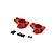 Kyosho Red Aluminium HD Rear Hub 2Pcs w/ Hardware FAW206