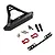 Yeah Racing Black Aluminium SCX24 Jeep Deadbolt Front Bumper Set AXSC-070