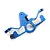 Traxxas Blue 6061-T6 Aluminium Motor Mount 6860R