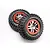 Traxxas 2.2/3.0" BFGoodrich Mud Terrain T/A KM2 Tyres on Chrome/Red Split-Spoke Rims - Glued Wheels 2Pcs 6873A