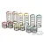 A set of 12 Pro-Line PowerStroke RC shock springs in various lengths and color-coded stiffness ratings on a white background.