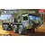 Box art for Academy 1/72 scale U.S. M977 8x8 Cargo Truck plastic model kit featuring a painted illustration of the military vehicle in a forest setting.