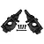 Traxxas Left & Right Bulkhead Halves w/ Screws 7029X