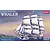 Academy 1/200 1835 New Bedford Whaler Ship Scaled Plastic Model Kit w/ Display Stand 14204
