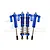 GPM Blue Aluminium 135mm UDR Front Adjustable Piggyback Shocks 4Pcs UDR135FFX/L-B-BEBK