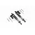 GPM Grey Aluminium 100mm Adjustable Piggyback Shocks 2Pcs CP100F/R/L-GS