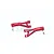 GPM Red Aluminium Front Upper Suspension Arms 2Pcs MAF054-R