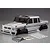 Killerbody 1/10 scale Horri-Bull silver painted RC crawler body shell with included decal sheets and plastic accessories.