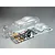 Killerbody 1/10 scale Lexus RC F clear unpainted RC car body shell kit with plastic accessories and decals on a grey background.