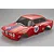 Killerbody 1/10 scale Alfa Romeo 2000 GTAm RC body shell in red with racing decals and number 51, viewed from a high angle against a grey background.