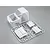 Killerbody 1/10 White Toyota Land Cruiser 70 Truck Cab 48602