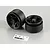 Killerbody 1.55" Black Aluminium Toyota Land Cruiser Beadlock Rims 2Pcs w/ 14mm Offset 48694