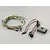 Killerbody 1/10 scale LED lighting unit set featuring a control box, wiring harnesses, and multiple LED bulbs for RC car bodies.