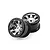 Axial 2.2" Raceline Renegade Chrome Rims 2Pcs AX08137