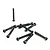 BlackZon 2.3x16mm Coarse Thread Button Head Screws 10Pcs 534750