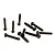 BlackZon 2.3x12mm Coarse Thread Button Head Screws 10Pcs 534749