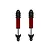 ARRMA 178mm Red Aluminium Shocks 2Pcs ARA330748