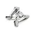 Losi Gunmetal Aluminium Front Shock Tower LOS334005