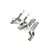 Losi Gunmetal Aluminium Axle Housing Upper Track Rod Mount LOS334002