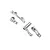 Losi Gunmetal Aluminium Bellcrank Servo Saver Set LOS331002