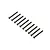 Losi 4x35mm Black Oxide Steel Fine Thread Button Head Screws 10Pcs LOS255012