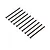 Losi 4x65mm Black Oxide Steel Fine Thread Button Head Screws 10Pcs LOS255013