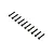 Losi 3x16mm Black Oxide Steel Fine Thread Cap Head Screws 10Pcs LOS255009