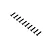 Losi 4x18mm Black Oxide Steel Fine Thread Countersunk Head Screws 10Pcs LOS255020