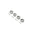 Losi Gunmetal Aluminium 12mm Wheel Hexes 4Pcs w/ Pins LOS232031