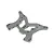 Losi Gunmetal Aluminium Rear Shock Tower LOS234036