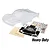 Traxxas Slash 4x4 Heavy Duty Clear Unpainted Body Shell w/ Decal Sheets 6811R