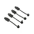 Losi Black Silicone Body Pin Retainers 4Pcs LOS230072