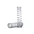 Traxxas UDR Silver Rear GTR Shock Springs 2Pcs 8445X